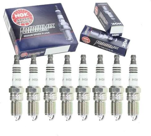8 pc NGK Iridium IX Spark Plugs compatible with Chevrolet Suburban 1500 5.3L 6.0L V8 2000-2014 in Saudi Arabia