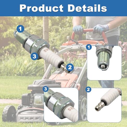 AUMEL 6 حزمة BPR5ES شرارة التوصيل ل98079-55846 GX160 GX120 GXV120 GXV160 الشعلة الشعلة F5TC F5RTC NGK 7734 BPR5ES، BPR5ES شرارة التوصيل لمحركات هوندا للدراجات النارية والمحركات الصغيرة الأخرى in Kuwait