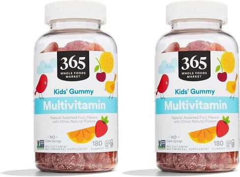 365 من Whole Foods Market، حلوى الفيتامينات المتعددة للأطفال، 180 عدد، 180 عدد in Kuwait