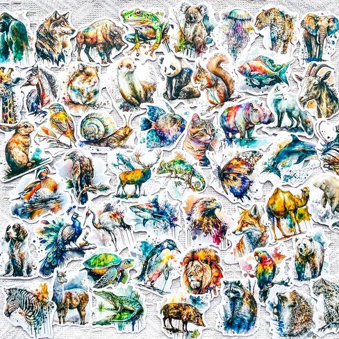 50 PCS Luna Moth Stickers Pack – Vintage Botanical Insect Bug Stickers for Scrapbooking, Journaling, Laptop, Aesthetic Waterproof Nature Moth Butterfly Vinyl Decals in Kuwait