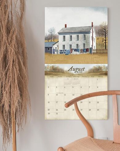 Legacy Publishing Group 2026 Wall Calendar 12-Month Schedule Organizer 12 x 13 Inch Paper With Brass Grommet The Road Home in Saudi Arabia
