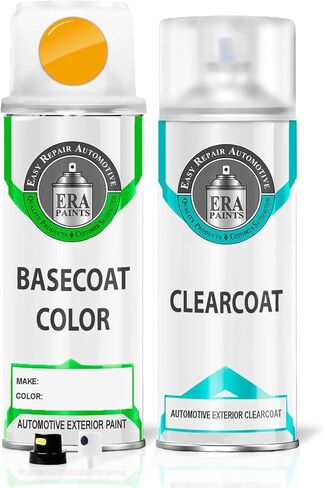 ERA Paints - PYV/KYV/QYV - Stinger Yellow for JEEP Exact OEM Color Match Automotive Touch Up Paint for Cars - Scratch & Chip Repair for Metal & Plastic - Essential Kit - Made in USA in Saudi Arabia