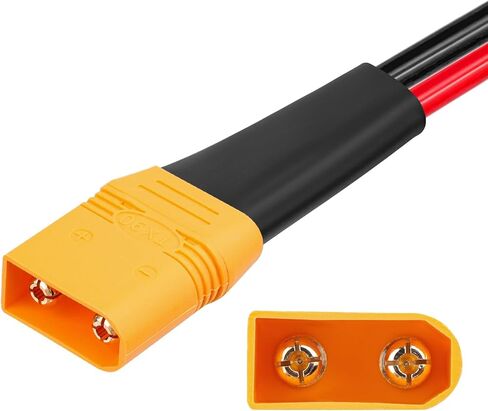 XT90 to O Ring Terminal Cable 5FT 10AWG XT90H Male to O Ring Connector Cable for RC Lipo Battery FPV Racing Drone Solar Power Station in Saudi Arabia