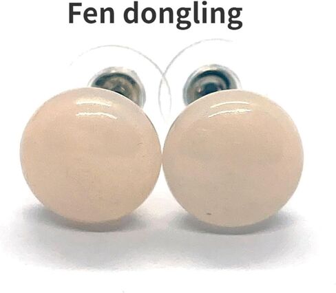 6 أزواج من أقراط الحجر الطبيعي حجر عين النمر اللازورد الأخضر افينتورين أقراط كريستالية مستديرة للشفاء أقراط كروية للنساء in Kuwait