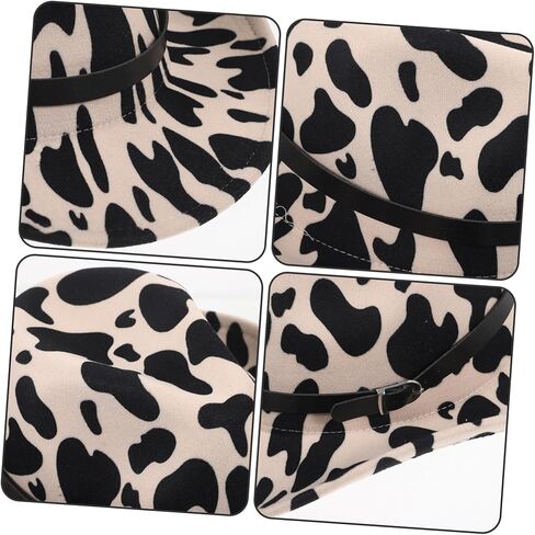 قبعة راعية البقر من VALICLUD، تصميم أنيق، قبعة غربية قابلة للتنفس للسفر في الهواء الطلق والتخييم والمشي لمسافات طويلة، ملحقات متعددة الاستخدامات للحفلات التنكرية والحفلات التنكرية المتعددة in Kuwait