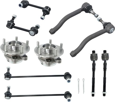 10 قطعة محور العجلة الأمامية Sway Bar End Link Tie Rod استبدال لنيسان ألتيما 2007-2013 استبدال رقم الجزء ES800357 ES800358 in Saudi Arabia