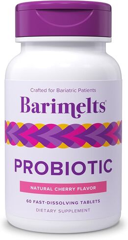 BariMelts Probiotic, Dissolvable Bariatric Vitamins, Natural Cherry Flavor, 60 Fast Melting Tablets in Kuwait