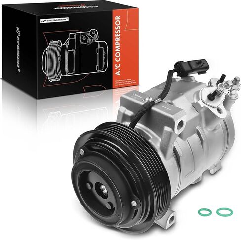 A-Premium Air Conditioner AC Compressor with Clutch Compatible with Jeep Grand Cherokee 2011-2021 & Chrysler 300 & Dodge Charger 2011-2013, Durango 2011-2015, Challenger - V8 Engine Only in Saudi Arabia