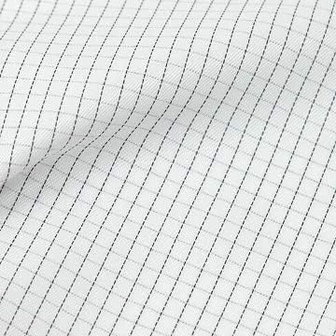 فستان غرفة الأبحاث للبالغين من الجنسين من CLEANPRO مع أساور أكمام مضادة للكهرباء الساكنة وإغلاق بسحاب، أبيض in Kuwait