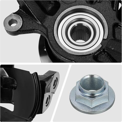 مجموعة المفصل المحملة من جانب الركاب الأمامي الأيمن من DNA MOTORING متوافقة مع Ford Fusion 2006-2012، Lincoln MKZ 2007-2012/Zephyr 2006، Mazda 6 2003-2008، Mercury Milan 2006-2011، OEM-KNCK-003-R in Saudi Arabia