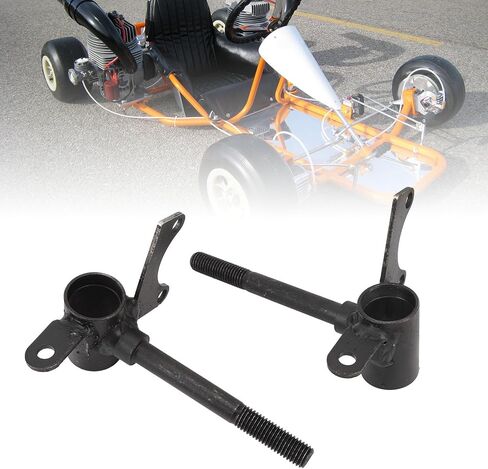 Front Wheel Steering Knuckle Spindle 10mm Shaft for Karts ATVs Quads Replacement Pair with Bearings and Cylinders in Saudi Arabia