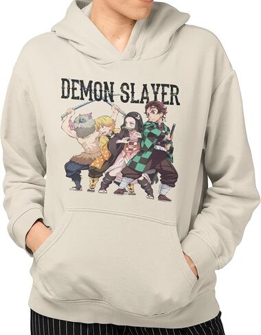 بلوفر بغطاء للرأس للرجال والنساء من Demon Slayer Kimetsu no Yaiba Slay Squad in Kuwait