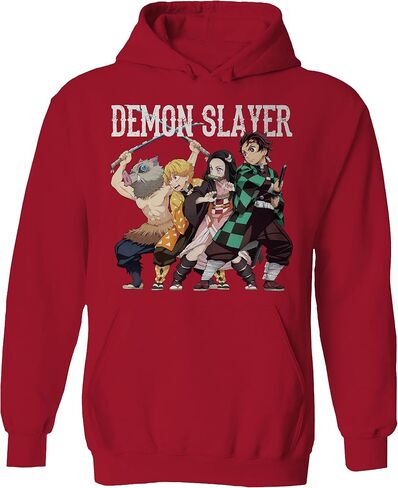 Demon Slayer Kimetsu no Yaiba Slay Squad Mens and Womens Pullover Hoodies in Saudi Arabia