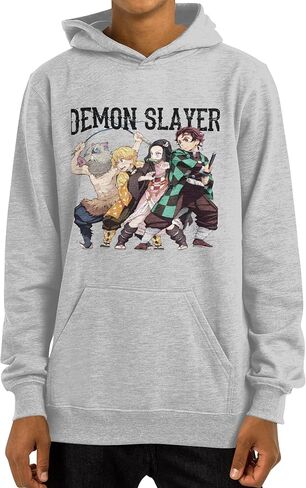 Demon Slayer Kimetsu no Yaiba Slay Squad Mens and Womens Pullover Hoodies in Saudi Arabia