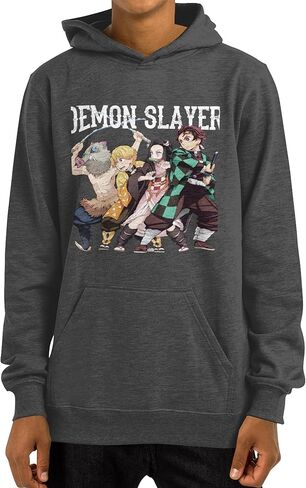 Demon Slayer Kimetsu no Yaiba Slay Squad Mens and Womens Pullover Hoodies in Saudi Arabia