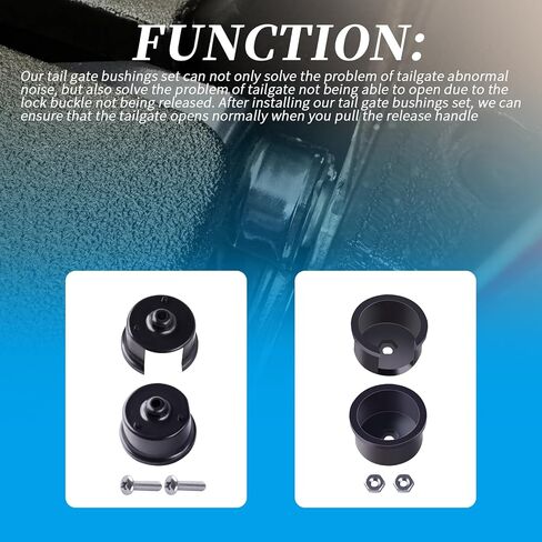 2Pcs Tailgate Hinge Bushings (Tail Gate Bushings Set) Compatible with Toyota Tundra 2000-2006.for Tailgate Abnormal Noise and Tailgate Not Being Able to Open in Saudi Arabia