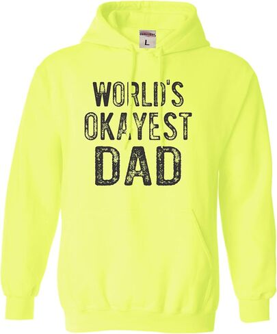 Go All Out World's Okayest Dad Funny Idea Mens Sweatshirt Hoodie in Kuwait