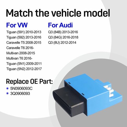 5N0906093C 3Q0906093 Fuel Pump Control Module for Volkswagen Tiguan 591 592/Caravelle T5 T6/Multivan T6/Tiguan 5N1 5N2 for Audi Q3 in Saudi Arabia