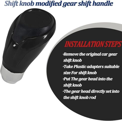 Car Gear Shifter Knob, Vehicle Gear Shifter Head Handle Lever Knob, Comfortable Automotive Interior Transmission Shifting Handle Replacement, Universal for SUV Caravan Pickup in Kuwait