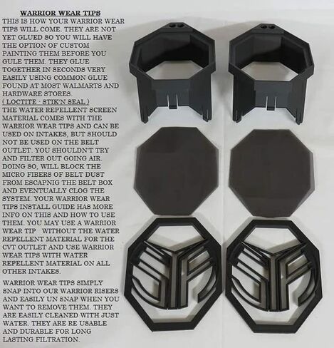 مجموعة أدوات الغطس SYA Warrior Riser متوافقة مع موديلات Honda Foreman 500 /Rubicon 500 2005-2011 ATV | يوفر الهواء النظيف لمحرك ATV الخاص بك in Saudi Arabia