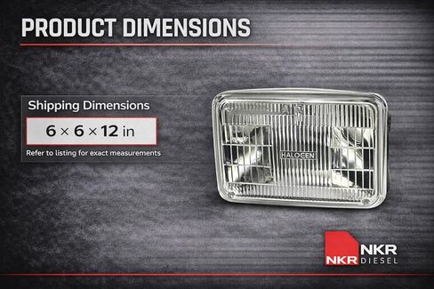 Headlight Sealed Beam | Low Beam Front Headlamp | for Isuzu NPR, NPR-HD, NQR, NRR | 1987-2005 in Kuwait