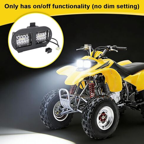 AUTOVIC Headlight Assembly for Honda 400ex 1999-2004 Plug & Play Replace 33101-HN1-003 in Saudi Arabia
