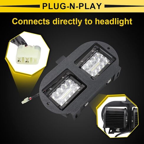 AUTOVIC Headlight Assembly for Honda 400ex 1999-2004 Plug & Play Replace 33101-HN1-003 in Saudi Arabia