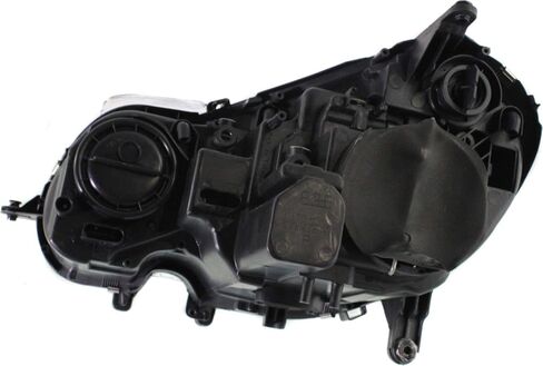 Garage-Pro Headlights Assembly Pair for Mercedes Benz E350 4Matic Base 2007-2009 Halogen With Bulb(s) Sedan & Wagon, Black, Models Without Premium Package in Saudi Arabia