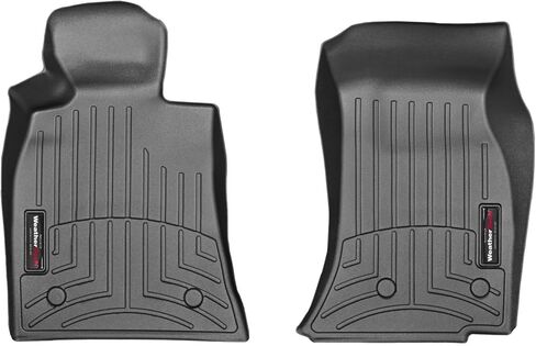 WeatherTech Custom Fit FloorLiners for Cadillac ATS, CTS, CTS - 1st Row (444971), Black in Saudi Arabia
