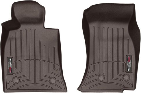 WeatherTech Custom Fit FloorLiners for Cadillac ATS, CTS, CTS - 1st Row (444971), Black in Saudi Arabia