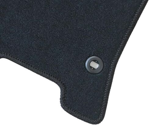 FZJDSD Black 4Pcs Front & Rear Floor Mats Carpet Velour Replacement Compatible with Honda Accord Sedan 2013 2014 2015 2016 2017 in Saudi Arabia