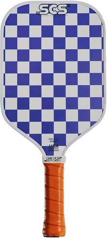 SCS - Pickleball Paddle, 2024 USAPA Approved, Carbon Fiber Surface & Sure-Grip Handle, Lightweight Intermediate, Enhanced Spin Control, Evo-Lite Series in Saudi Arabia