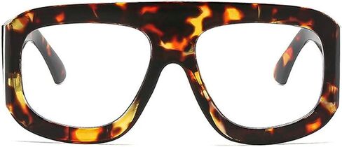 COTIA Fashion Oversized Square Sunglasses for Women Men Thick Frame Personality Wide Leg Vintage Punk Sun Glasses in Kuwait