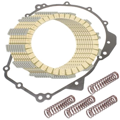 Caltric Clutch Friction Plates and Gasket Kit Compatible with Kawasaki ZX600J ZZR600 2005 2006 2007 2008 in Saudi Arabia