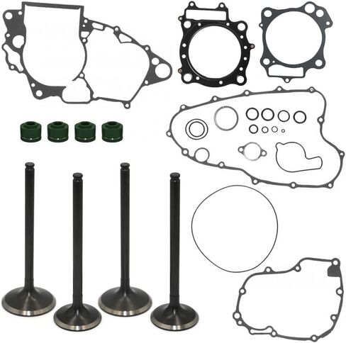 Engine Intake Exhaust Valve Gasket Kit Compatible with Honda CRF450R 2007-2008 in Saudi Arabia