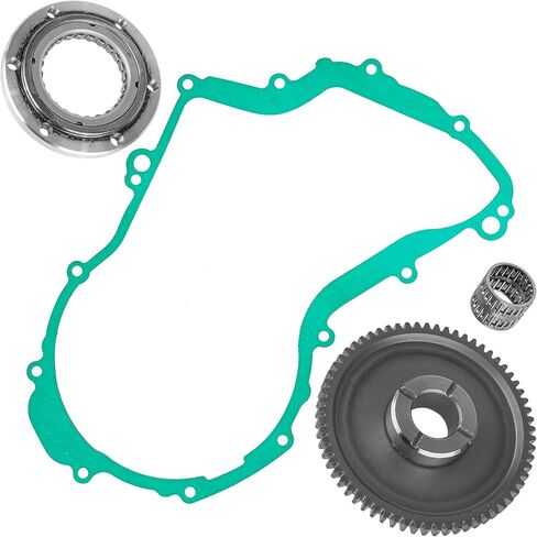 Caltric Starter Clutch Gear Idler and Bearing Kit compatible with Yamaha Big Bear 400 YFM400 4WD 2000-2012 in Saudi Arabia