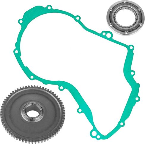 Caltric Starter Clutch Gear Idler and Bearing Kit compatible with Yamaha Big Bear 400 YFM400 4WD 2000-2012 in Saudi Arabia