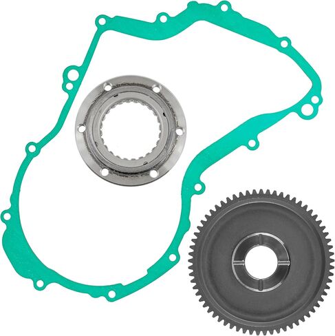 Caltric Starter Clutch Gear Idler and Bearing Kit compatible with Yamaha Big Bear 400 YFM400 4WD 2000-2012 in Saudi Arabia
