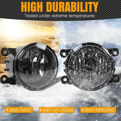 Fog Lights W/Bulbs Compatible with 08-14 Ford Focus,11-15 Explorer,13-16 Fusion,14-15 Fiesta, Halogen Front Bumper Driving Fog Lamps Replacement,Driver and Passenger Side in Saudi Arabia
