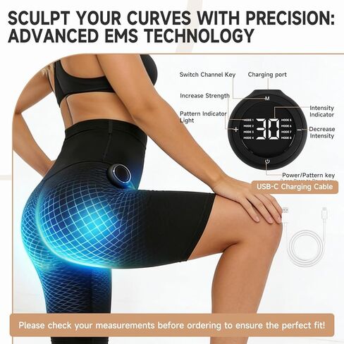 Toning Shorts for Women - At-Home Booty Lift & Pelvic Support Shapewear Black in Saudi Arabia