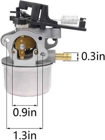 Carburetor for Briggs & Stratton 8.5 ft-lbs 190cc OHV Engine in Kuwait