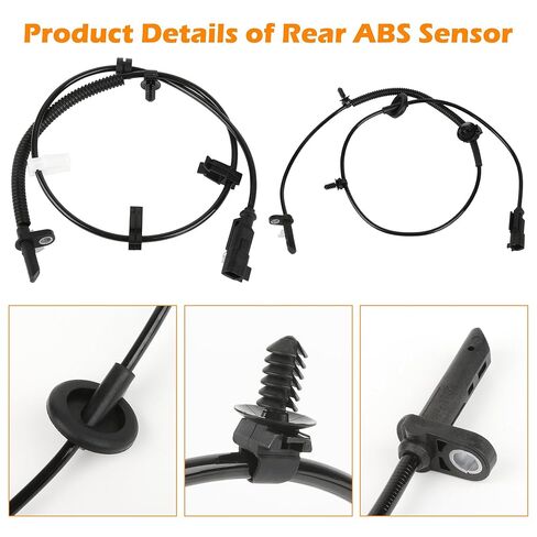 4 Pcs ABS Wheel Speed Sensor Fit for Buick Enclave 2008-2017 Chevrolet Traverse 2009-2017 GMC Acadia 2007-2016 GMC Acadia Limited 2017 Saturn Outlook 2007-2010, Replacement for 22739728, 22739727 in Kuwait