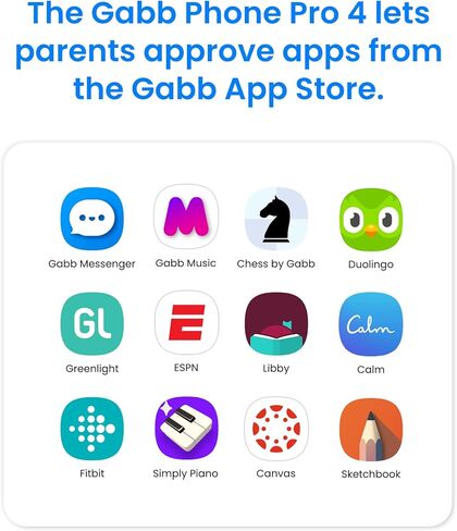 Gabb Phone 4 Pro The Safe Phone Built for Teens - No Social Media/Internet, GPS Tracking, Parental Controls, Talk & Text, Safe Messaging, Safe Video Calls, 30 Activation Fee in Kuwait