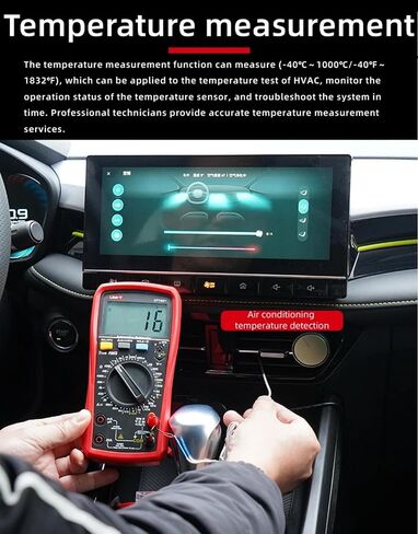 UNI-T UT107+ Automobile Multimeter High Precision True RMS Automobile Automatic Range Actual Value Digital Multimeter. in Kuwait