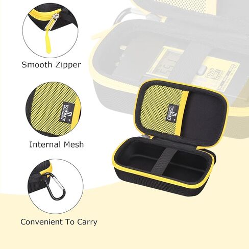 Hard Storage Case for INNOVA Code Reader,Travel Case for 3145 Ford Digital OBD1 Code Reader,Protective Hard Shell Portable Travel(Box for Sale) (Black & Yellow, S) in Saudi Arabia