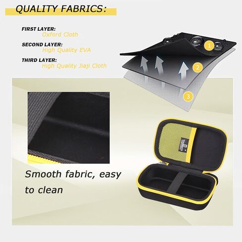 Hard Storage Case for INNOVA Code Reader,Travel Case for 3145 Ford Digital OBD1 Code Reader,Protective Hard Shell Portable Travel(Box for Sale) (Black & Yellow, S) in Saudi Arabia