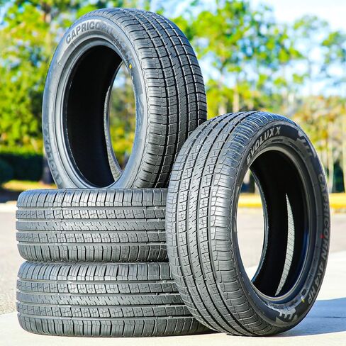 Set of 4 (FOUR) Evoluxx Capricorn 4X4 HP All-Season Truck/SUV Performance Radial Tires-225/75R16 225/75/16 225/75-16 104H Load Range SL 4-Ply BSW Black Side Wall UTQG 480AA in Kuwait