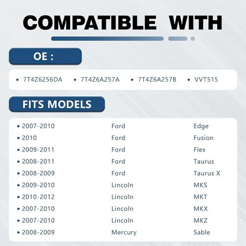 KELOKE Intake Left Side Engine Variable Valve Timing Sprocket Camshaft Phaser Compatible with Ford 2007-2010 Edge Flex Fusion Taurus X & Lincoln MKS MKT MKX MKZ & Mercury Sable, Replace# 7T4Z6A257A in Kuwait