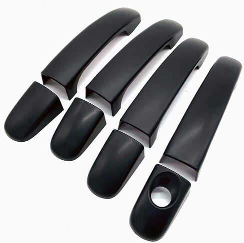 Matte-Black Ready-to-Paint Door Handle Covers Overlay Compatible with 2019&Up Ford Ranger in Saudi Arabia
