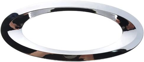 Car Rear Tailgate Emblem Cover Trim, Rear Logo Emblem Badge Ring Cover Trim, Compatible with Ford 2021+ F150, Chrome in Saudi Arabia
